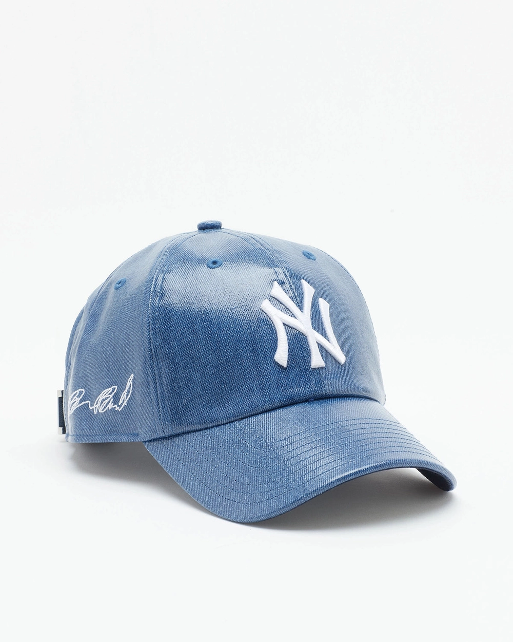 BB x '47 Yankees Hat in blue waxed denim
